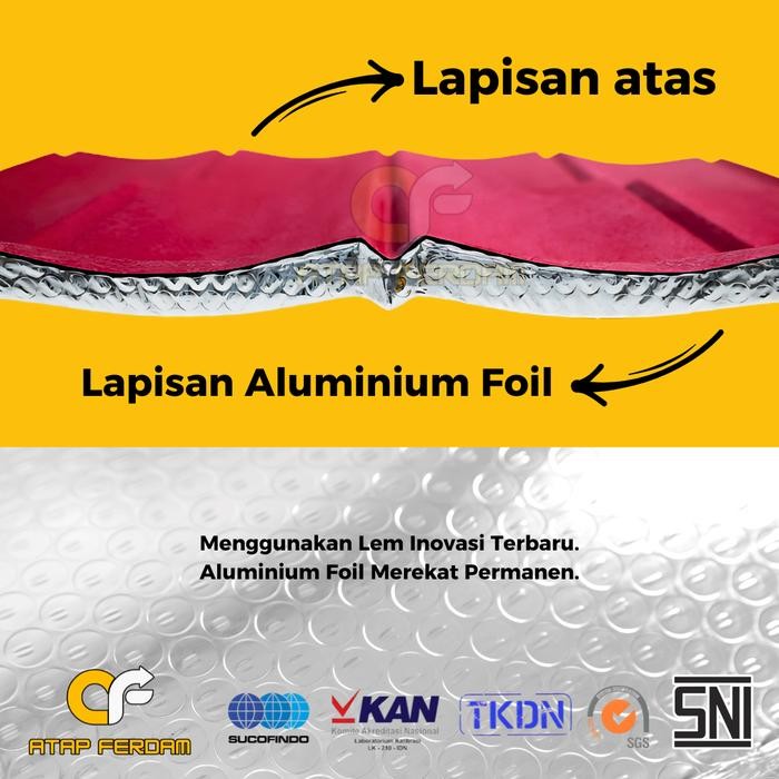 Atap Spandek Galvalum Ferdam Std 105 Trimdeck Aluminium Foil Peredam Panas