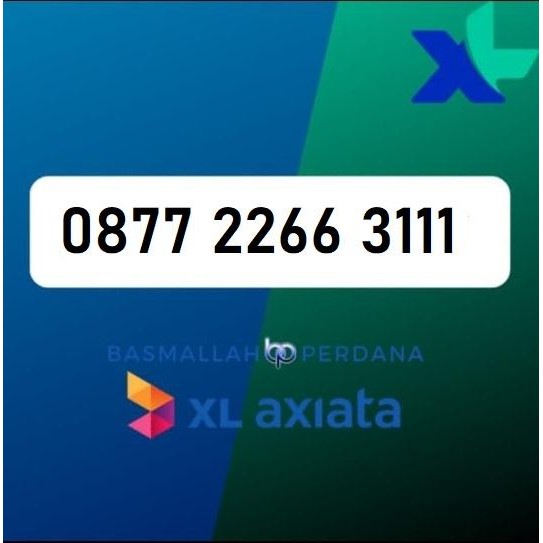 Nomor Cantik XB77 2266 3111 Perdana XL 4G 5G YOP925