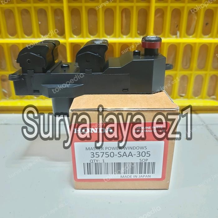 Switch Saklar Master Power Window Crv Gen 2 & Stream Tahun 2002-2006