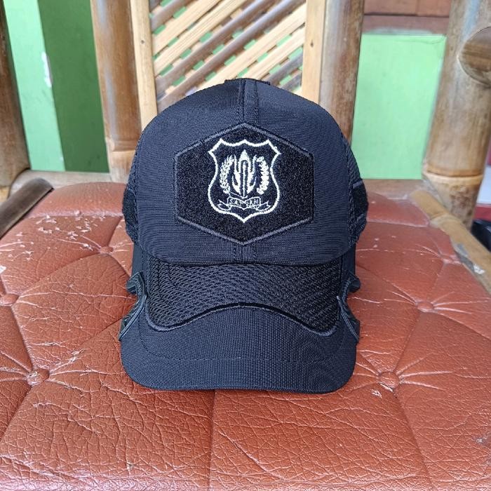 Bkb ArlC topi tactical coak hitam security satpam combinasi mess cotton origin baseball caps velcro