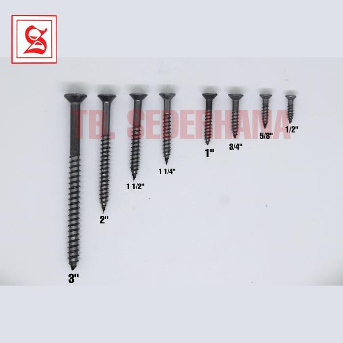 KUALITAS SKRUP / SEKRUP / SEKRUP HITAM / SKRUP HITAM / SEKRUP KAYU / SKRUP KAYU