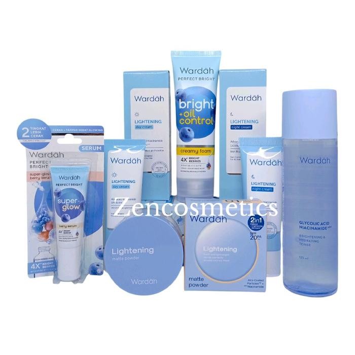 PROMO Paket Wardah Untuk Kulit Berminyak/ Paket Skincare Untuk Flek Hitam/ Wardah Lightening