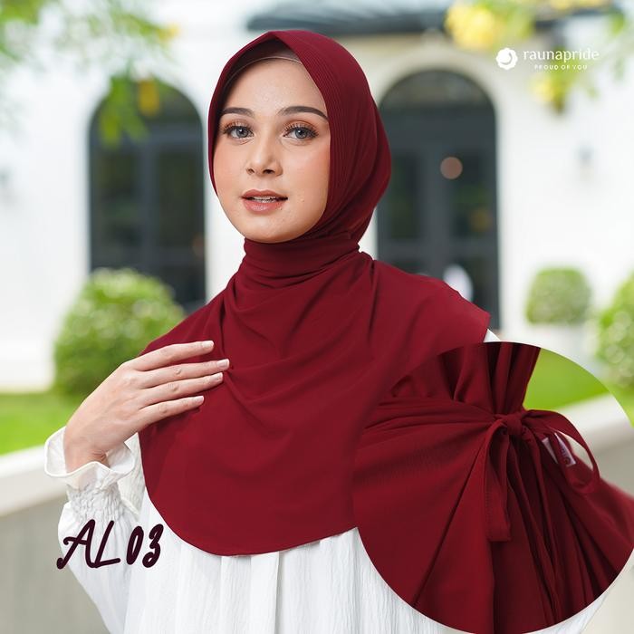 mcgz- Rauna Pride / Rauna Jilbab 3 In 1 / Al03 - Kerudung Bergo / Hijab Bergo / Kerudung