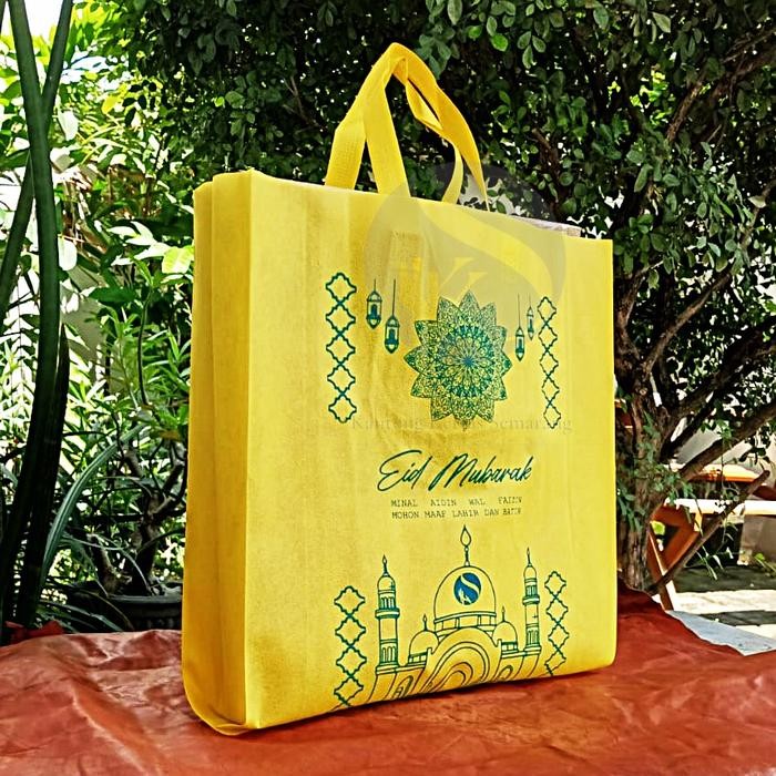 AtKqita- 50Pcs - Tas Spunbond/Goodiebag Murah 30X8X40 38X8X45 Lebaran/Sembako/Idulfitri