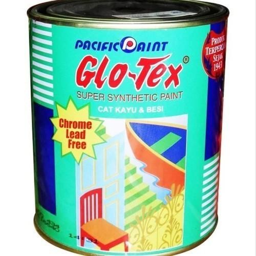 GLOTEX Cat Minyak Kayu Dan Besi Dari PACIFIC PAINT Kemasan Kaleng 0,1L Liter Cat Glotex Ligatex