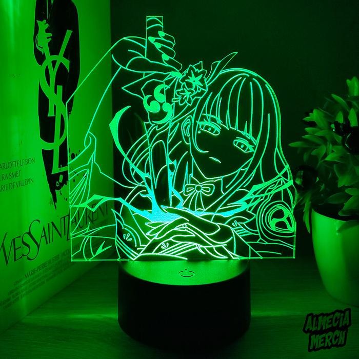 Lampu Tidur Led Genshin Impact Baal / Night Lamp Acrylic Raiden Shogun Pasti Ori