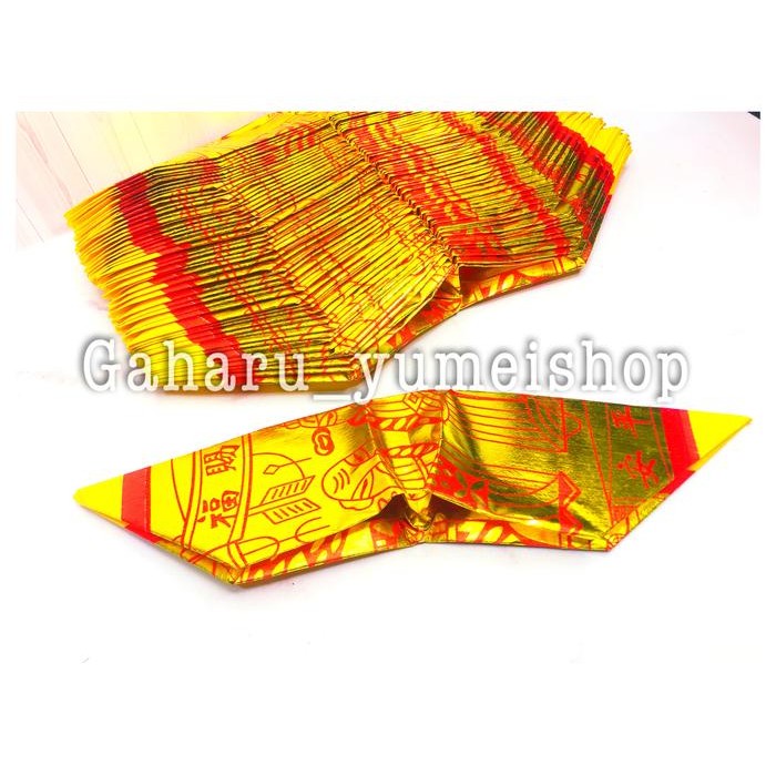 x1y5- Tuakim Lipat Model Yen Bao Kertas Super Emas Besar