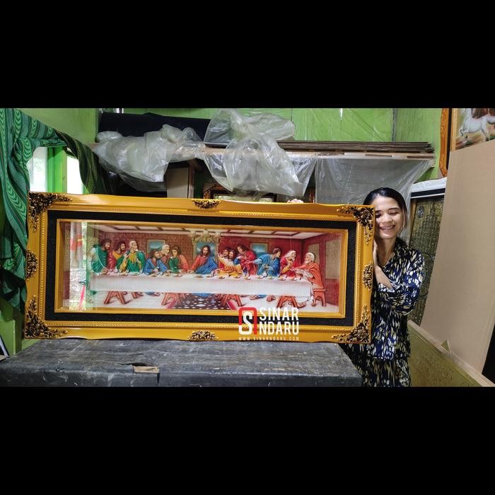 Hiasan Dinding Perjamuan Kudus / Perjamuan Terakhir Tbk