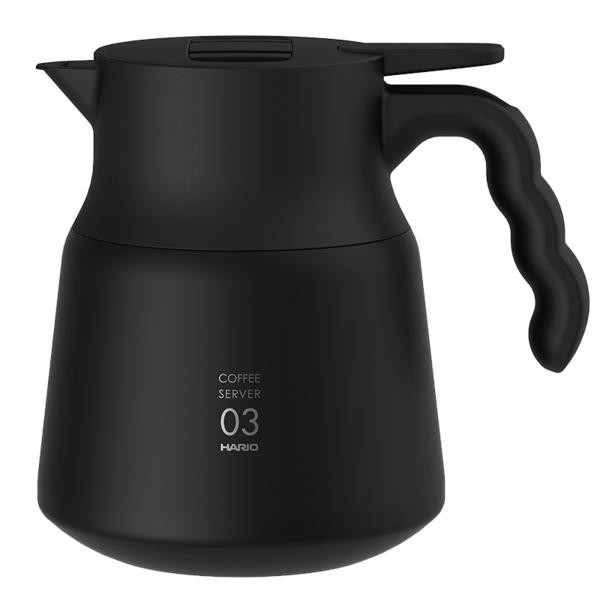 fcvvi- Hario V60 Insulated Stainless Steel Server Plus 800 Black Vhsn-80-B