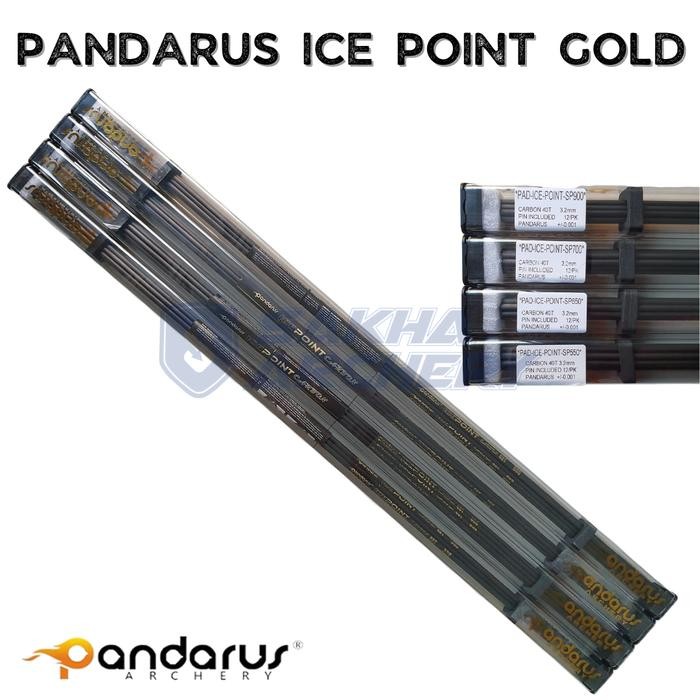 Arrow Pandarus Ice Point Gold Straightness 0.001 Anak Panah 40T Carbon Promo 