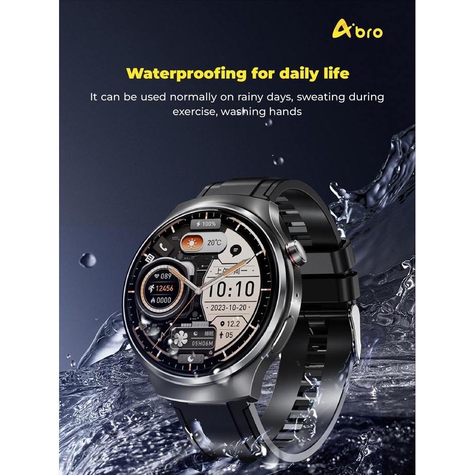 [ GUNCANG 9.9 ] Smartwatch Aibro F10 Jam Tangan Olahraga Sport Layar 1.46 Inch LCD IPS IPX67 Water