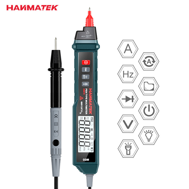 Hanmatek Multimeter Auto-Ranging Digital Multimeter, Electrical Tester With Ncv, Live Line Digital