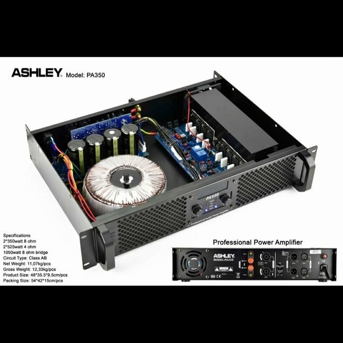 Terbaik Power Amplifier Ashley Pa350/Pa 350 Original New Terlariss 
