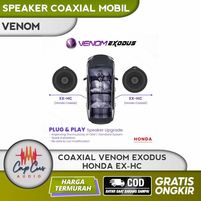 SPEAKER COAXIAL HONDA VENOM EXODUS EX-HC / SPEAKER COAXIAL MOBIL VENOM