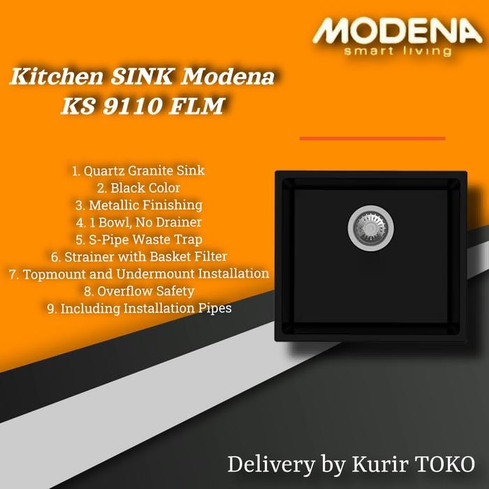 Kitchen SINK Granite Modena KS9110FLM Wastafel Modena Ks 9110 FLM