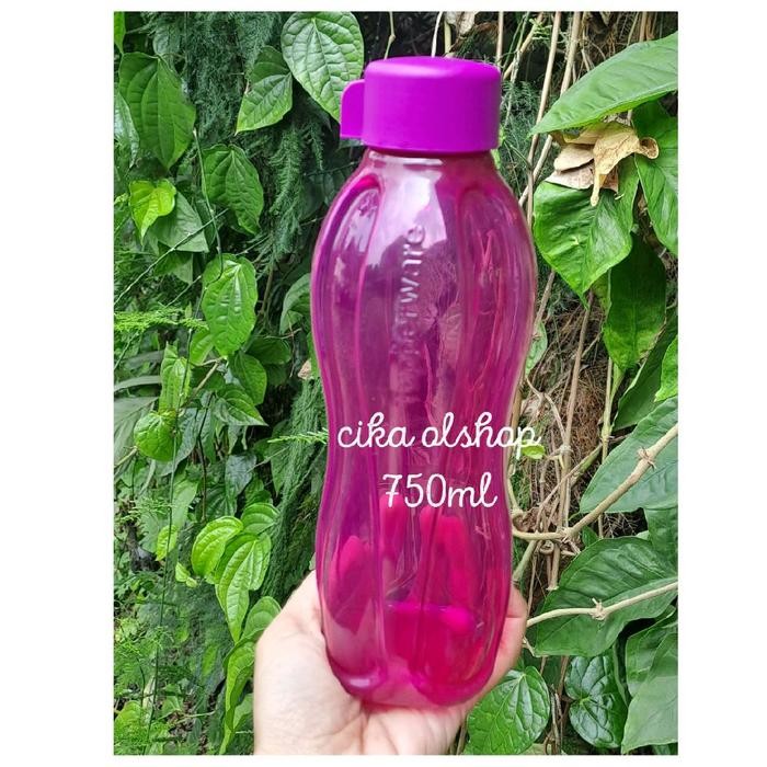 BOTOL MINUM TUPPERWARE TUTUP PUTER (ULIR) 750ML