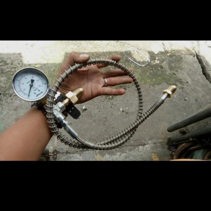 Ready selang transfer oksigen tabung besar ke tabung kecil