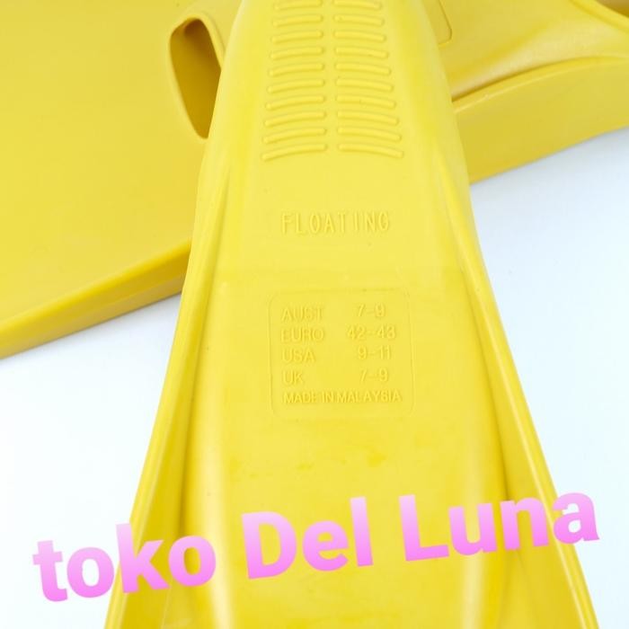 TERJAMIN PANTAS Kaki Katak Swim Fin Yellow