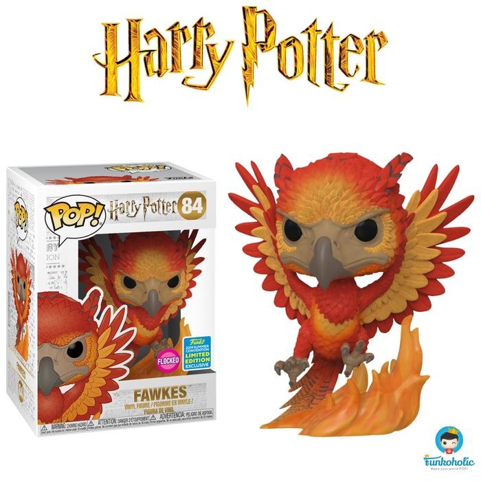 Funko POP Harry Potter - Fawkes (Flocked) [SDCC Exclusive] #84