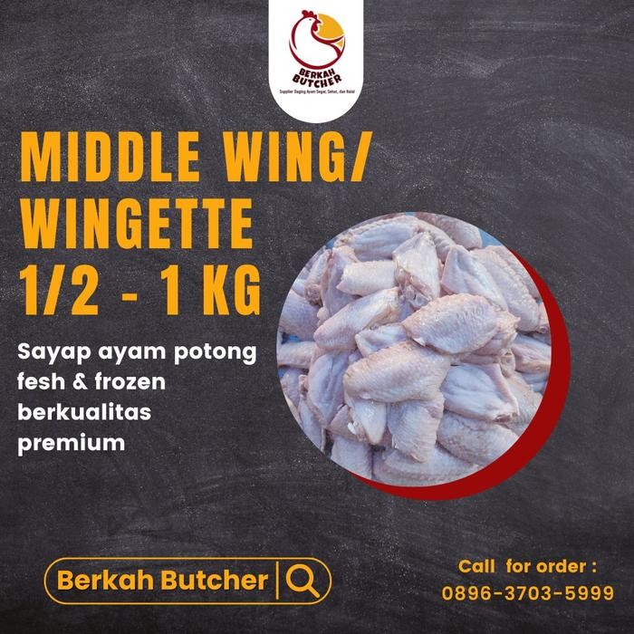 Eat77- Sayap Ayam Middle - Berkah Butcher