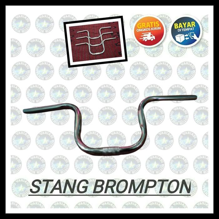 STIR STANG BROMPTON STANG SEPEDA MINION MINITREK FINISHING CROME