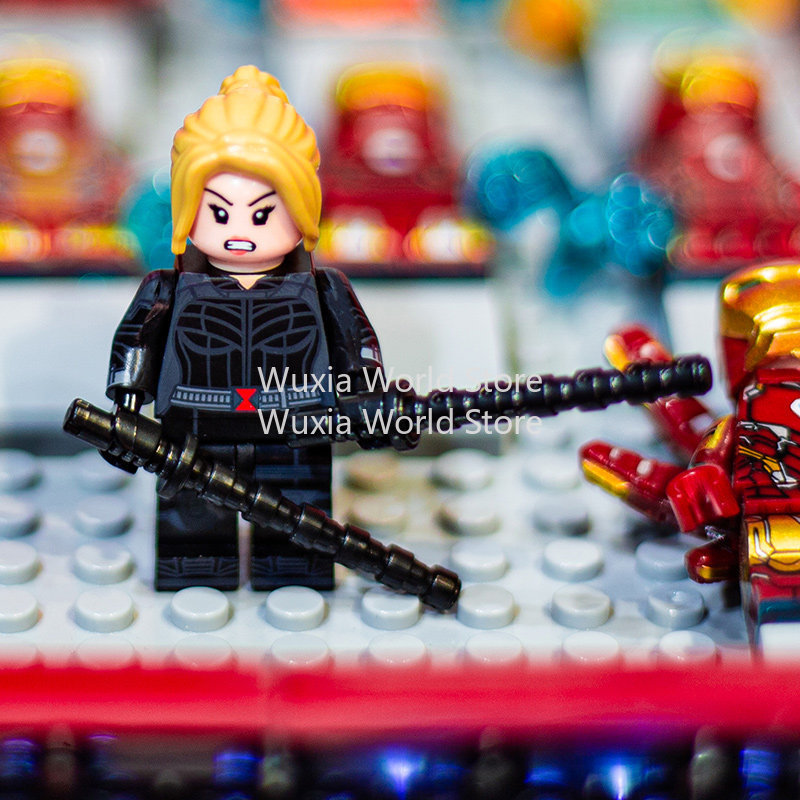 Avengers Black Widow Yelena Iron Maiden Minifigure Helicopter Marvel Building Movie Taskmaster