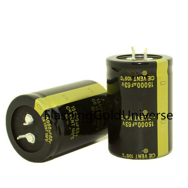 28PCS-2PCS 63V15000UF 15000UF 63V New original Electrolytic Capacitors volume: 35X50MM