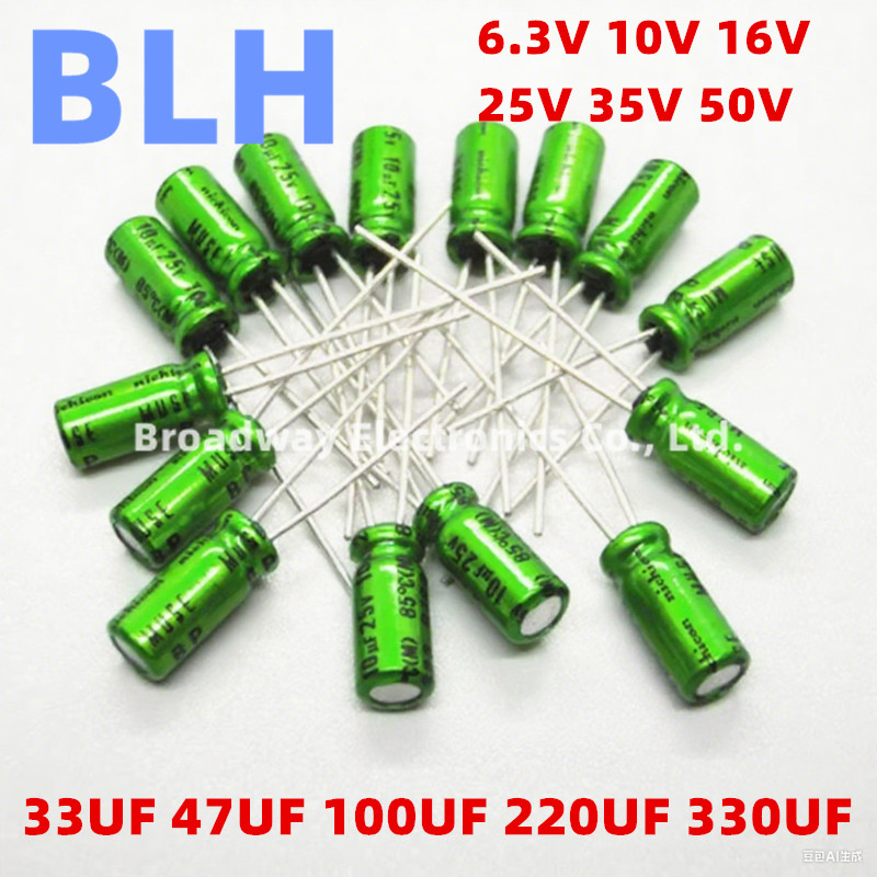 10PCS 6.3V 10V 16V 25V 35V 50V MUSE BP ES (Bi)Non Polar Nonpolar Bipolar HiFi Audio Capacitor 33UF