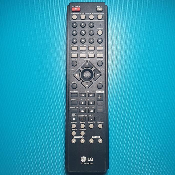 Remote Lg Dvd Home Theater 6710Cdaq05G Second Original Terlaris