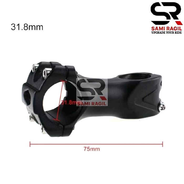 Stem Sepeda Oversize Alloy Handle Bar Os 31.8 Untuk Adaptor 28.6 Handlebar Sepeda Mtb Federal Fixie