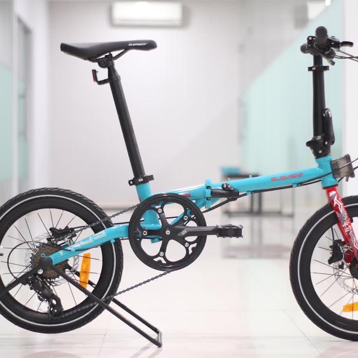 Sepeda Lipat Element 16 inch Troy 8 speed