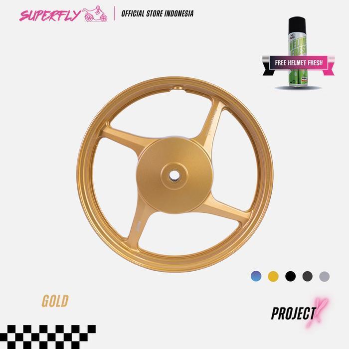Velg Mio Sporty - Superfly Project X Size 16-14 - Gold