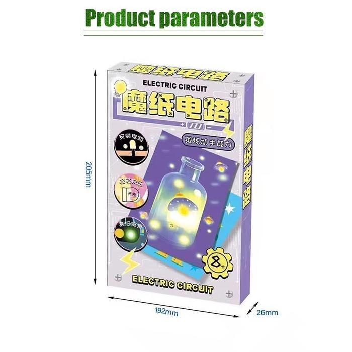 DIY Rakitan Puzzle Science kartu ucapan elektronik Science Experiment DIY Handmade Material DIY