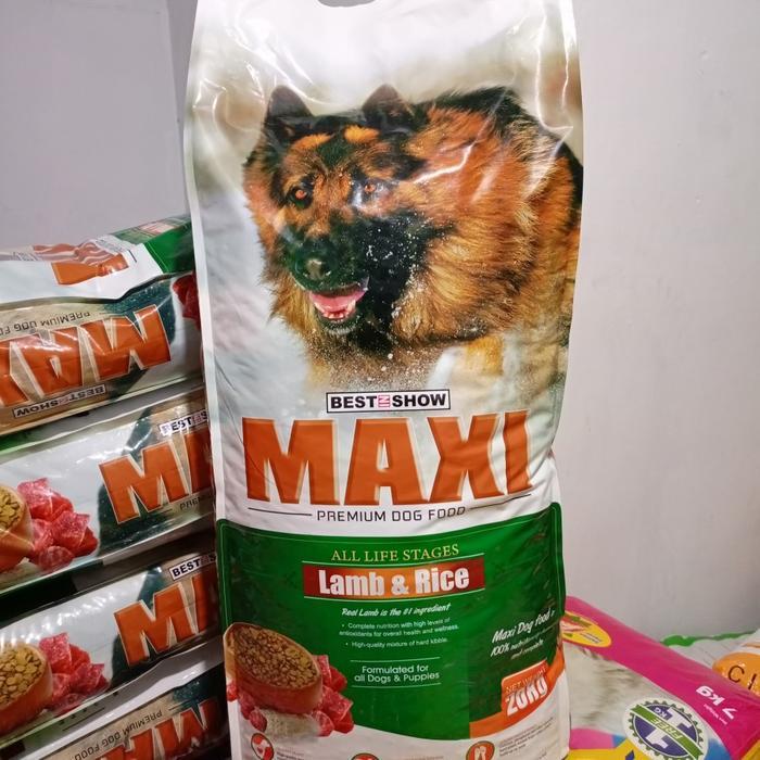 MAXI DOG Lamb & Rice 20Kg-Makanan Anjing Super Premium DogFood