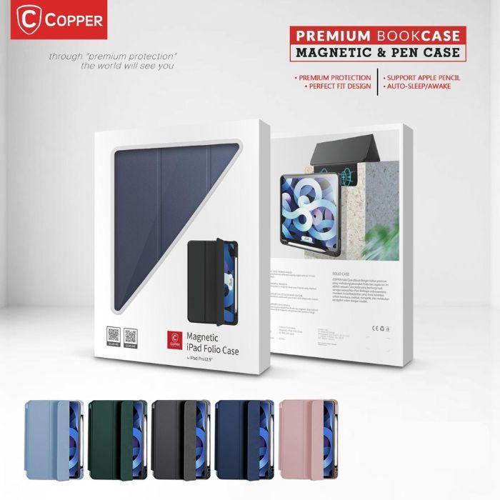 COPPER Magnetic Case Compatible For IPAD 9 / 10,2 inch ( 2021 ) Magnetic Slim Casing