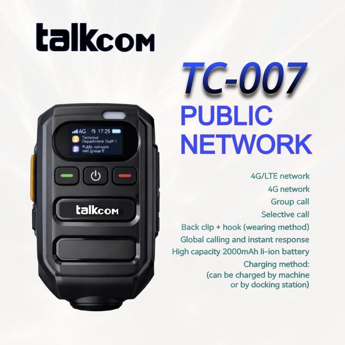 HT POC TALKCOM TC-007 WALKIE TALKIE POC GLOBAL INCLUDE SIMCARD