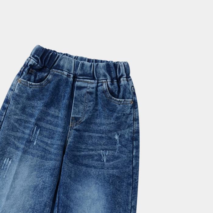 Celana Jeans Anak Baggy Scratch Denim KOI