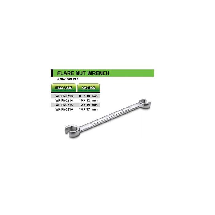 KUNCI NEPEL 14 X 17 MM KUNCI NEPEL TEKIRO 14 X 17 MM