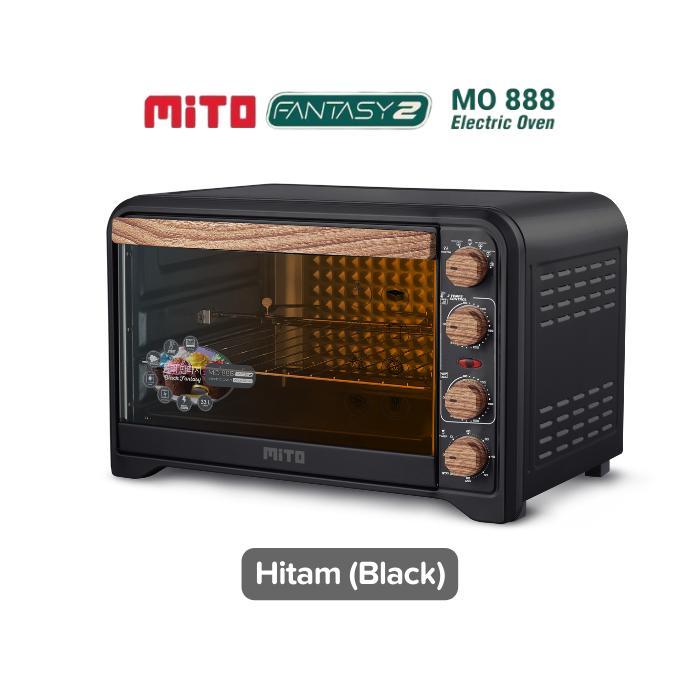 Oven Listrik Mito MO888 MO 888 Fantasy 2 33 Liter Open Mitochiba Stainless Loyang - Black