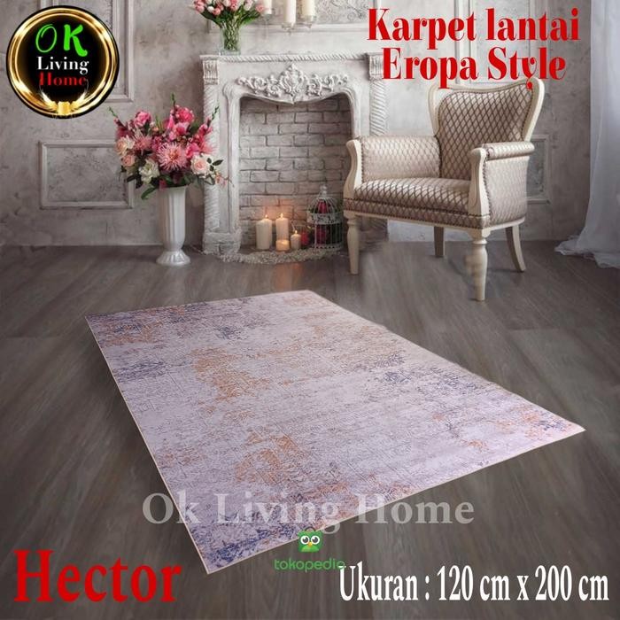 Karpet Lantai, Karpet Printing 3D, Karpet Modern, Karpet 120X200