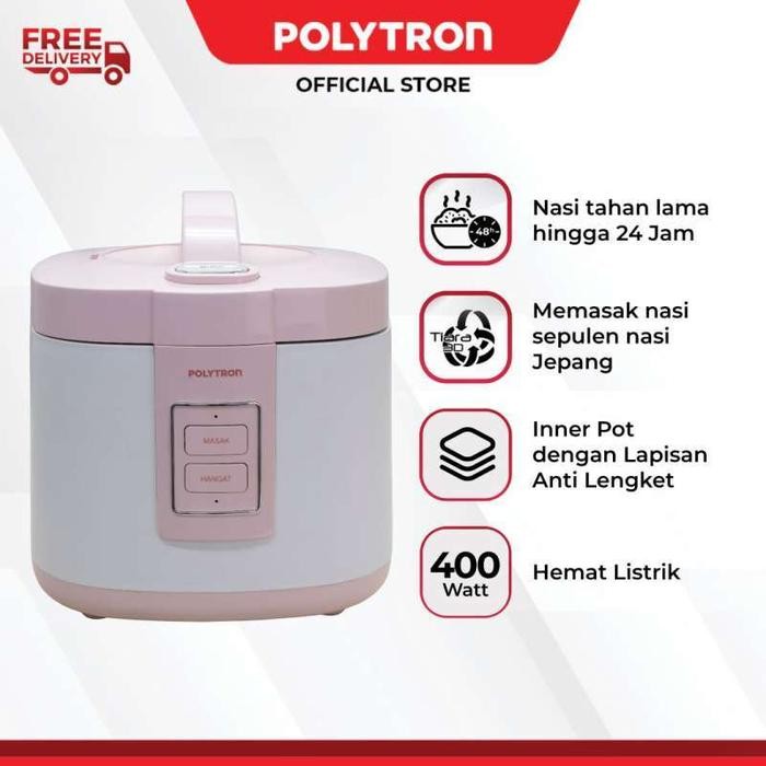 Rice Cooker Polytron Prc1202 Magic Com Polytron 2Liter