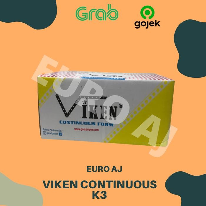 

NEW PRODUK VIKEN CONTINUOUS 3 FORM NCR PLY KHUSUS GOJEK/GRAB WARUNG ARA67