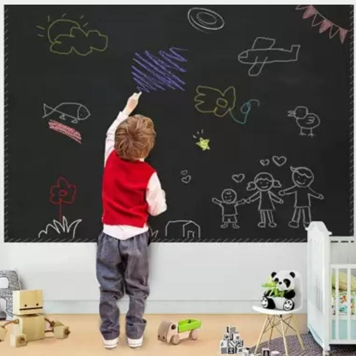 

NEW PRODUK PAPAN TULIS HITAM PUTIH TEMPEL BLACKBOARD WHITEBOARD STICKER STICKER WARUNG ARA67