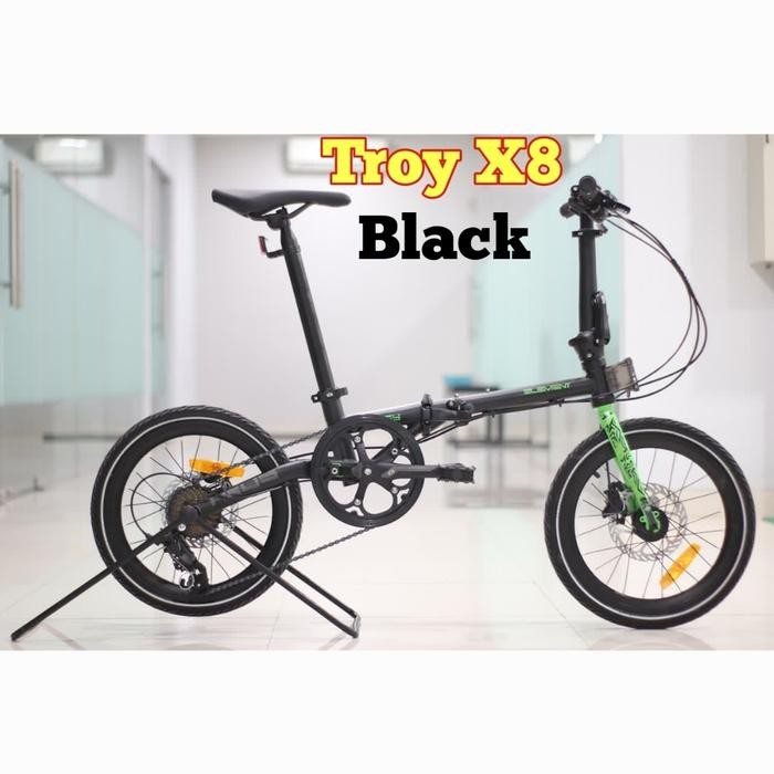 Ready Sepeda Lipat Element Troy X8 8speed Terlaris