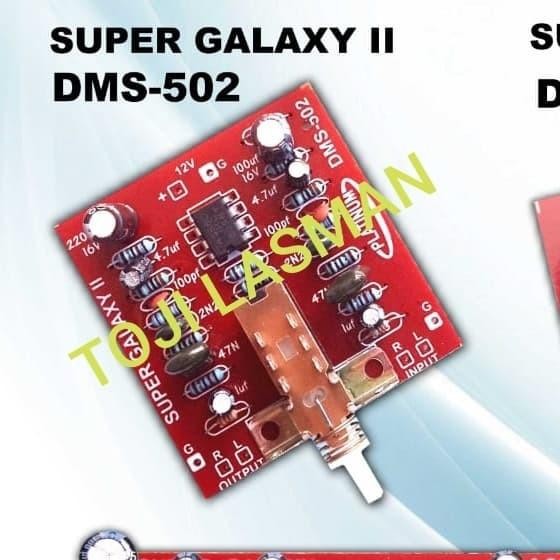 kit pcb galaxy galaxi platinum dms 502 dms502 tambah bass treble