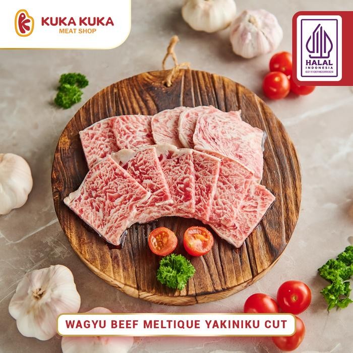 

Pilihan- Wagyu Meltique Yakiniku Cut Fresh Cut! Mb 3-4 500Gr