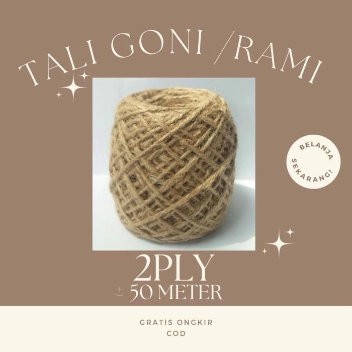

Tali Rami/Goni 2 ply 50 Meter
