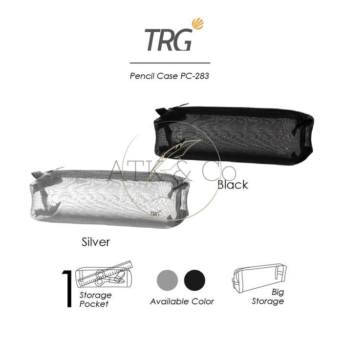 

TRG Mesh Zipper Pencil Case PC-283 - Tempat Kotak Pensil Alat Tulis Jaring TRG