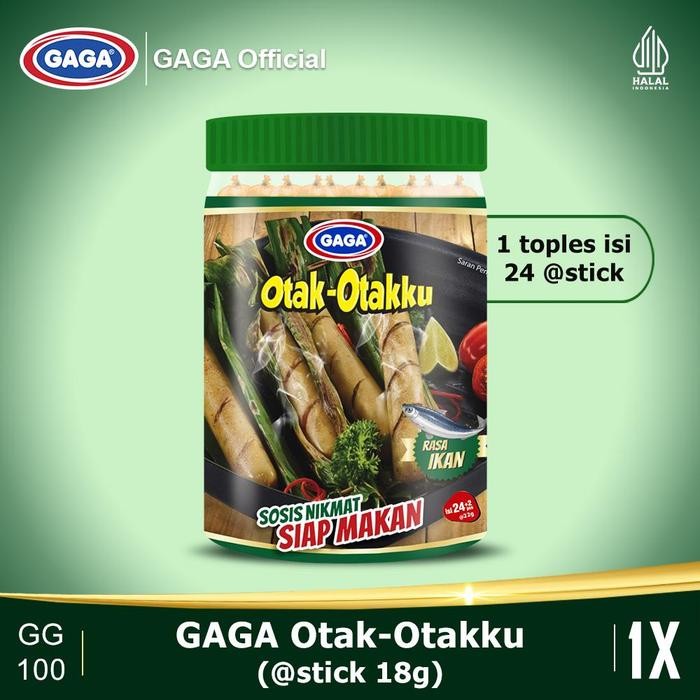 

Pilihan- Gaga Sosis Rasa Otak Otak 1 Toples Daging Ikan Food (Gg100)