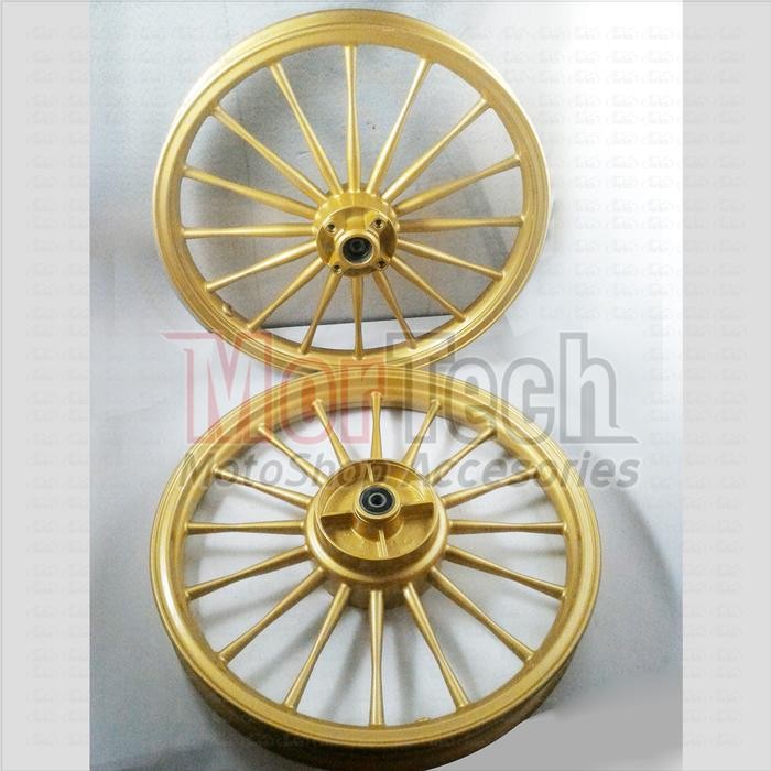 Velg Pelek Racing Motor Vrossi Swallow Palang 16 Old Jupiter Mx Gold